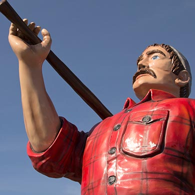 Lumberjacks Mascot Statue